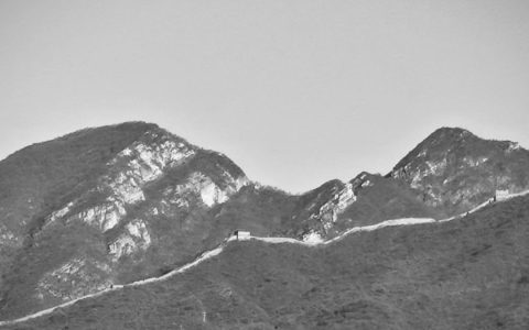 第二次远远的看着长城